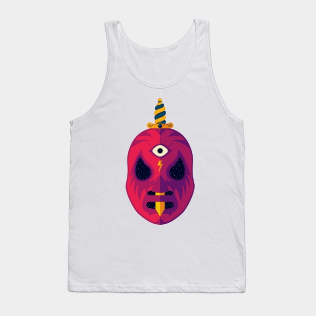 LUCHADOR COSMICO Tank Top by BadOdds